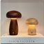 Mushroom lamp, LED charging night light, creative desk lamp, bedroom minimalist touch switch, ambient light, gift - Korvel