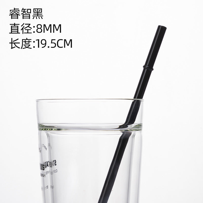 Eco-Friendly High Borosilicate Glass Straw - Customizable & Durable