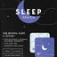 Parche para dormir premium para noches reparadoras
