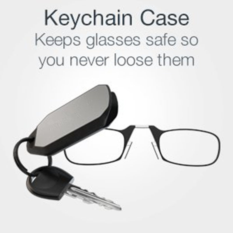 Nose clip presbyopic glasses keychain ultra lightweight carrying elderly glasses wallet glasses reading glasses - Korvel