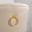 Conjunto de 2 taburetes de bar a altura de mostrador COOLMORE - Beige