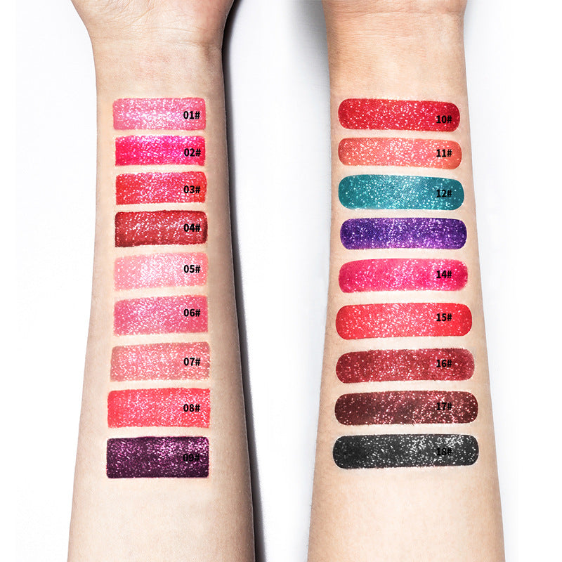 Pudaier Sip Glitter Flip Matte Pearl Lip Gloss