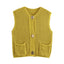 Versatile Crochet Hollow Vest in Solid Colors