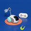 Pet Gravity Intelligent Running Car Remote Control Electric Cat Toy Teasing Stick Cat Pet - Korvel