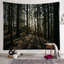 Beautiful Natural Forest Printed Large Wall Tapestry Wall Art Decor - Korvel