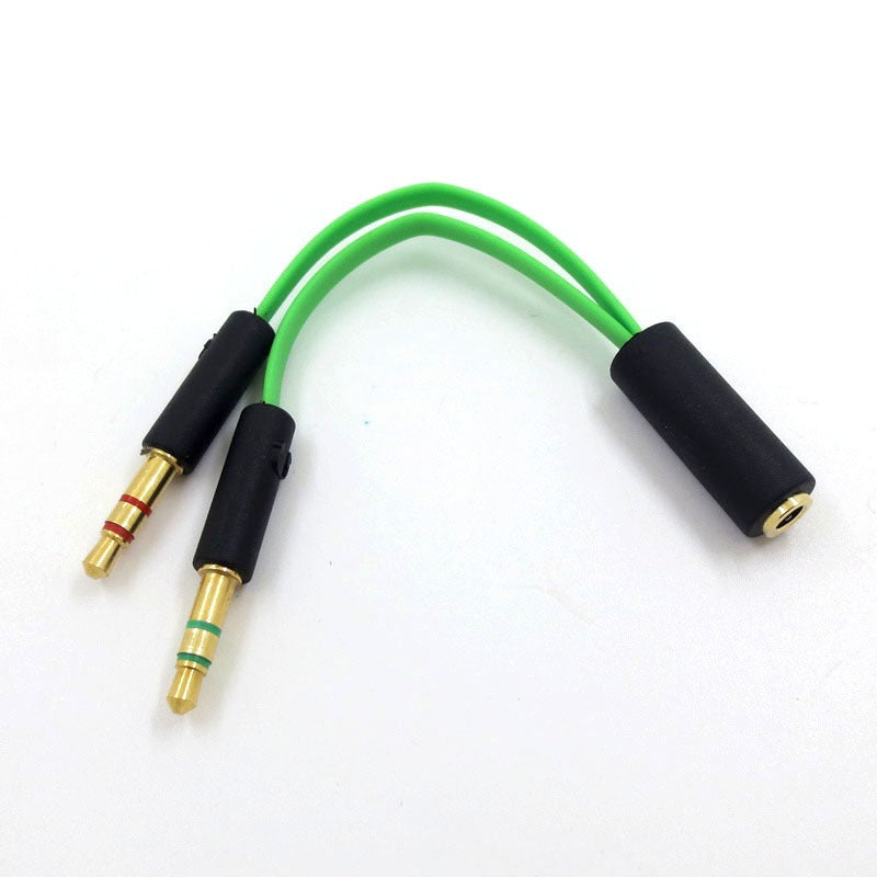 Razer-Compatible 2-in-1 Audio Splitter Adapter