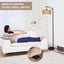 Arc Floor Lamp with Remote Control and Dimmable Bulb
