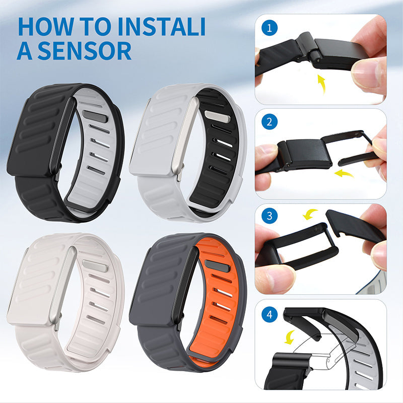Bracelet en silicone SportFlex Soft-Touch pour WHOOP 4.0