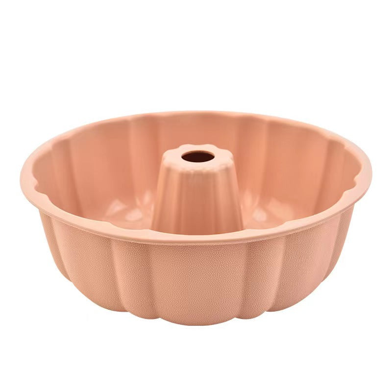 10-inch Non-Stick Silicone Bundt Pan - Multipurpose Baking Mold for Cakes, Jello & Gelatin - Korvel
