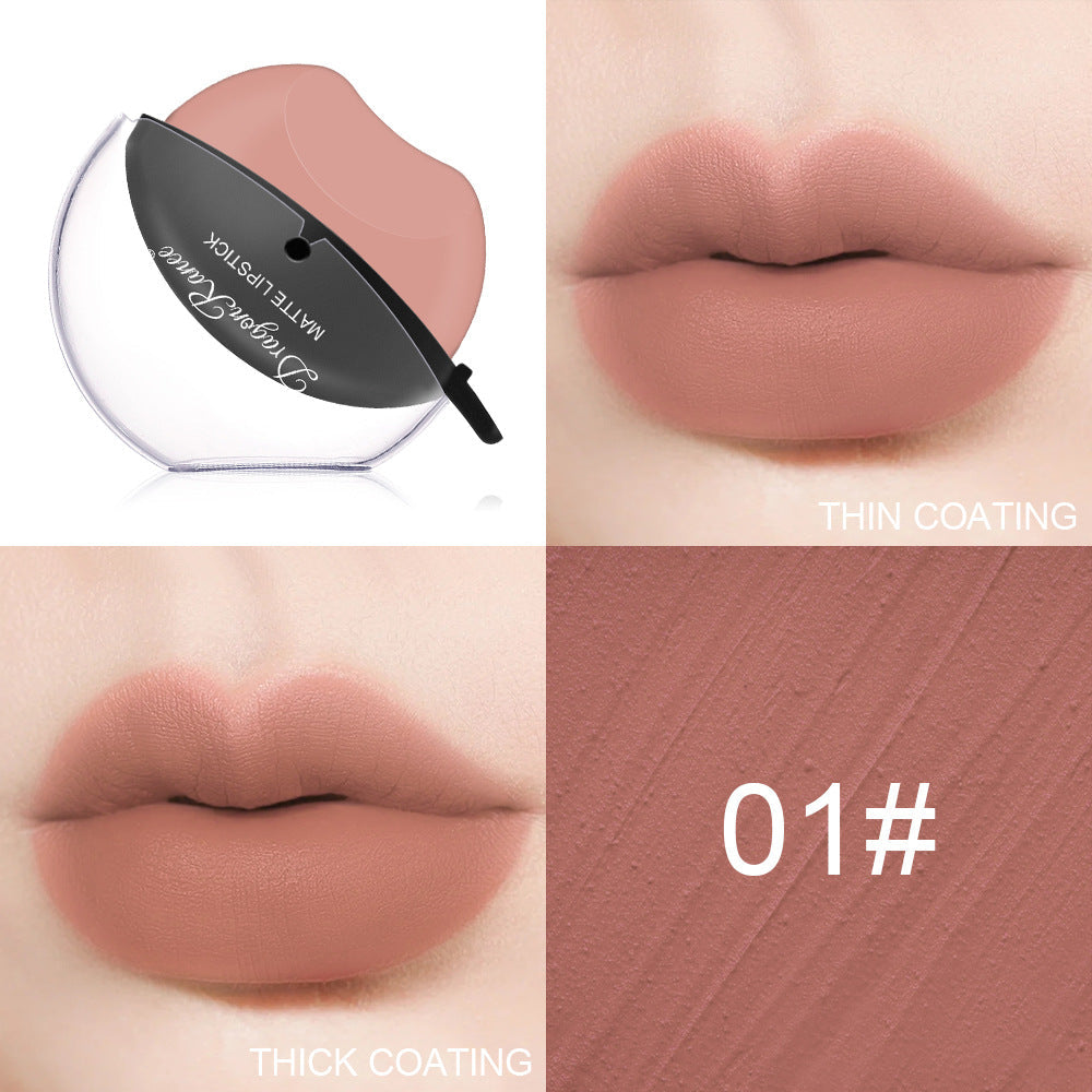 Sip Into Makeup Lazy Lip Lipstick Lipstick Is Not Easy To Fade Matte Makeup Effect Matte Lipstick Big Red Lipstick - Korvel