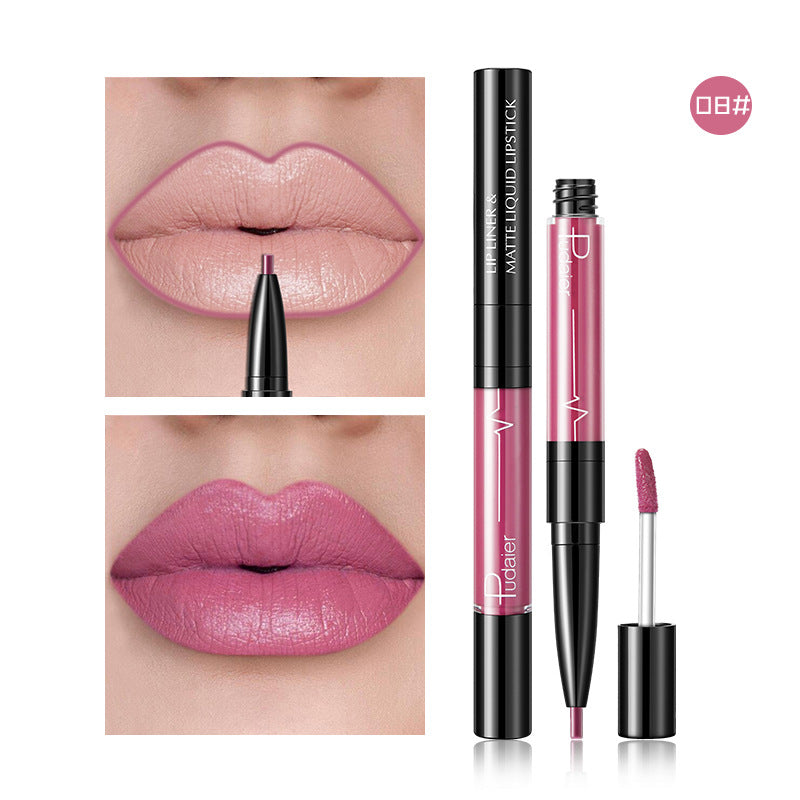 Pudaier Velvet Matte Double-End Lip Gloss