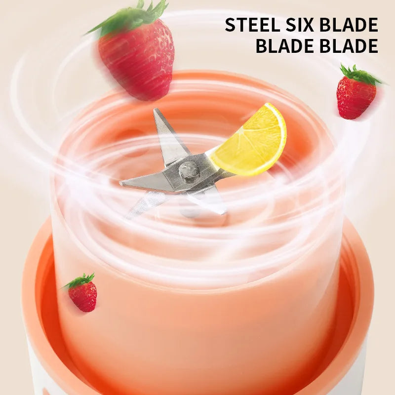 Portable Electric Juicer Blender with 6 Blades