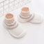 Autumn and Winter Baby Socks Silicone Anti slip Bottom Floor Socks Children's Shoes and Socks Cartoon Rainbow Strips Indoor Walking Shoes and Socks - Korvel