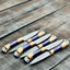 Premium Japanese Chef Knife Set – 13" Handcrafted Stainless Steel Knife with Olivewood Handle & Leather Sheath - Korvel