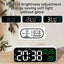 Premium Digital Alarm Clock with Temperature and Voice Control