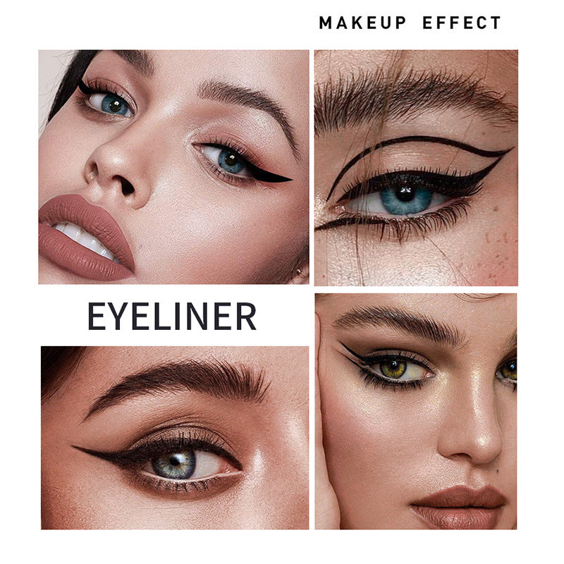 Fit Colors Double Headed Triangle Wing Seal Waterproof, Sweat-Proof And Non Smudged Liquid Eyeliner - Korvel