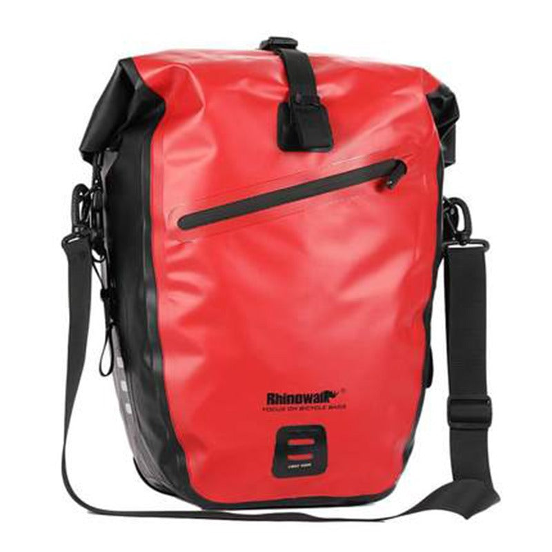 RhinowalkWaterproof Bike Bag 27L Travel Cycling Bag Basket Bicycle Rear Rack Tail Seat Trunk Bags bicycle bags & panniers - Korvel