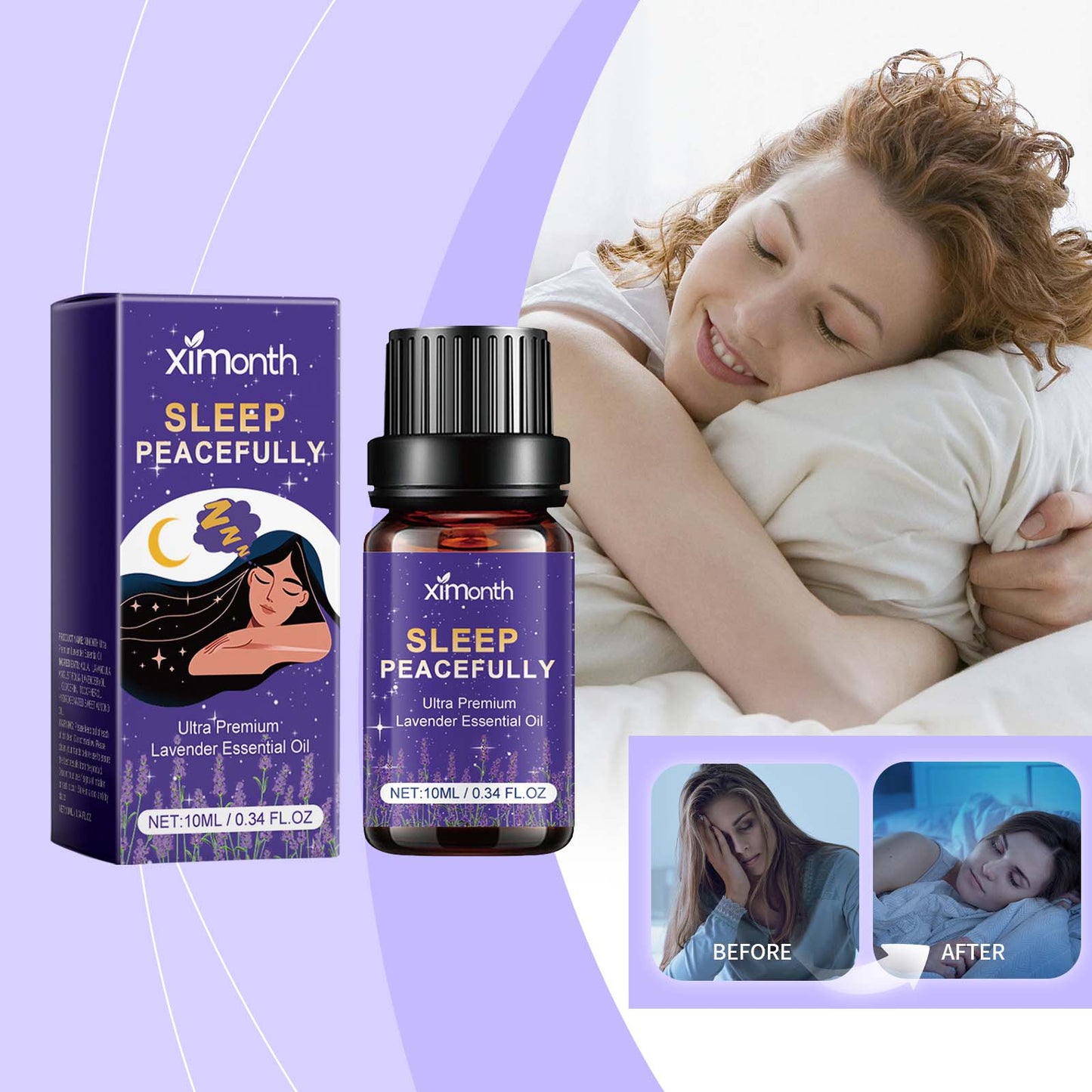 Lavender Sleep Essential Oil for Relaxation and Comfort