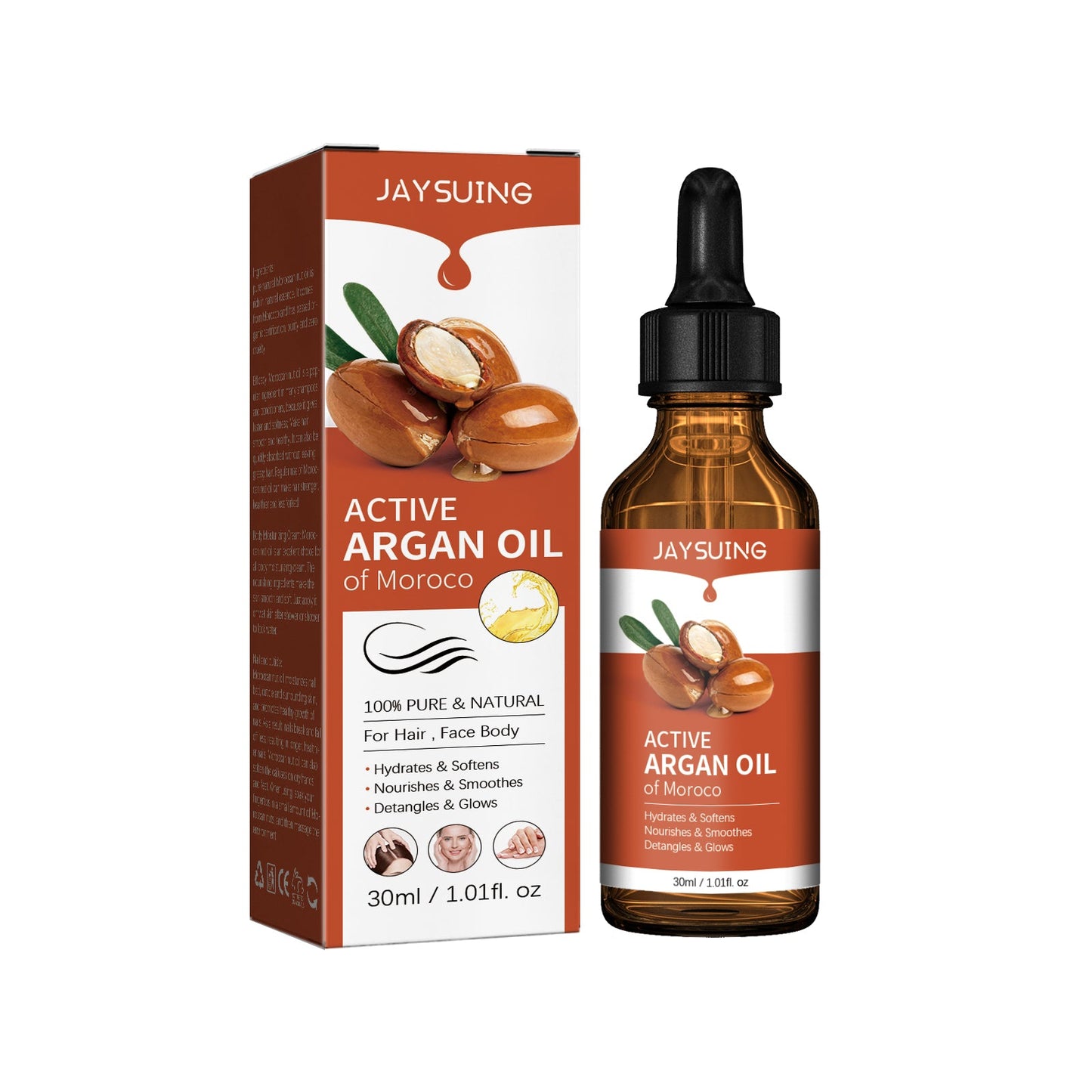 Argan Oil, Repair Dry Hair Supple Hair Moisturizing Care Essential Oil - Korvel