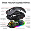 Hole hollow lightweight wireless 2.4G charging gaming mouse RGB luminous office mechanical mouse - Korvel