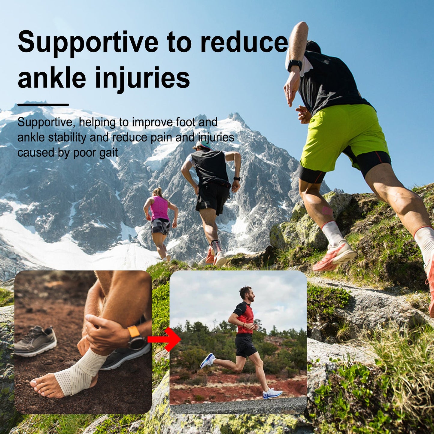 HOUKEA Ultra Performance Boost Insoles, Soft And Comfortable Elastic Insoles For Outdoor Sports Running Wear Resistant Non-Slip Care Insoles - Korvel