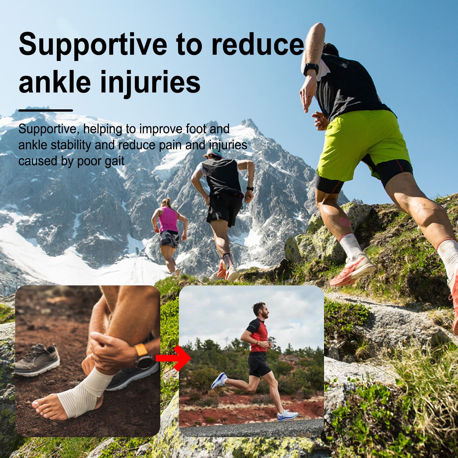 HOUKEA Ultra Performance Boost Insoles, Soft And Comfortable Elastic Insoles For Outdoor Sports Running Wear Resistant Non-Slip Care Insoles - Korvel
