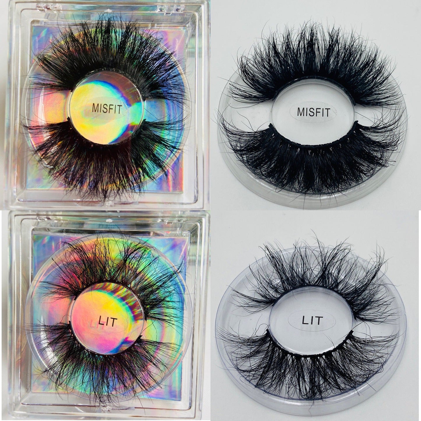 Fluffy 8D Mink Eyelashes - 25mm Long & Thick