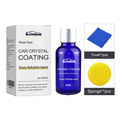 Automotive Plastic Refurbishment Coated Crystal Liquid, Instrument Panel Interior Clean Decontamination Anti-dust Refurbishment Bright Coating Liquid - Korvel