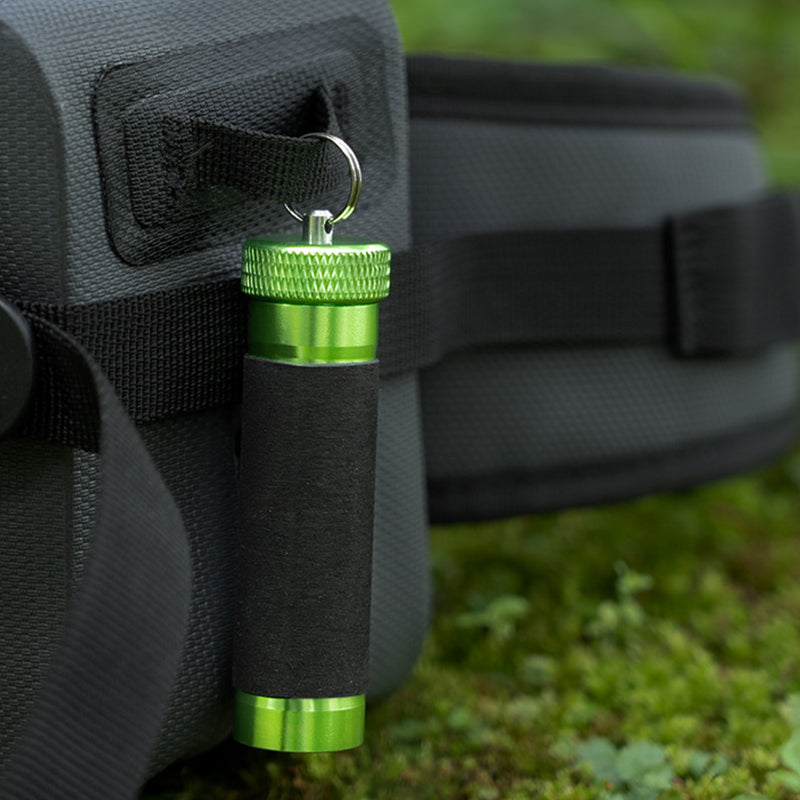Aluminum alloy traction rod – anti-slip rubber, hook line for pulling/knotting, fishing tool with hand & line protection. - Korvel
