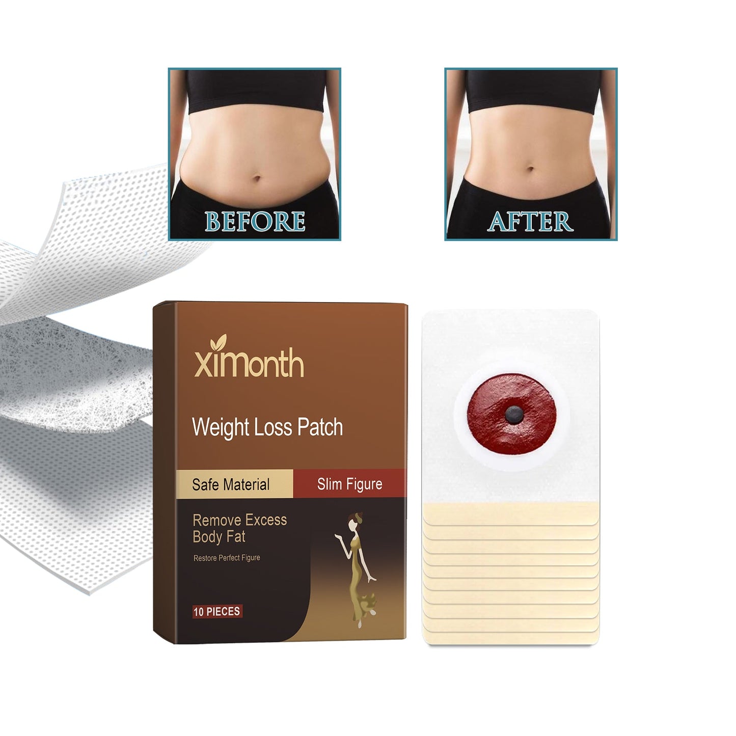 Is Beautiful And Considerate, Tightens The Whole Body Skin, Shows The Figure Body Care Light Body Navel Patch - Korvel