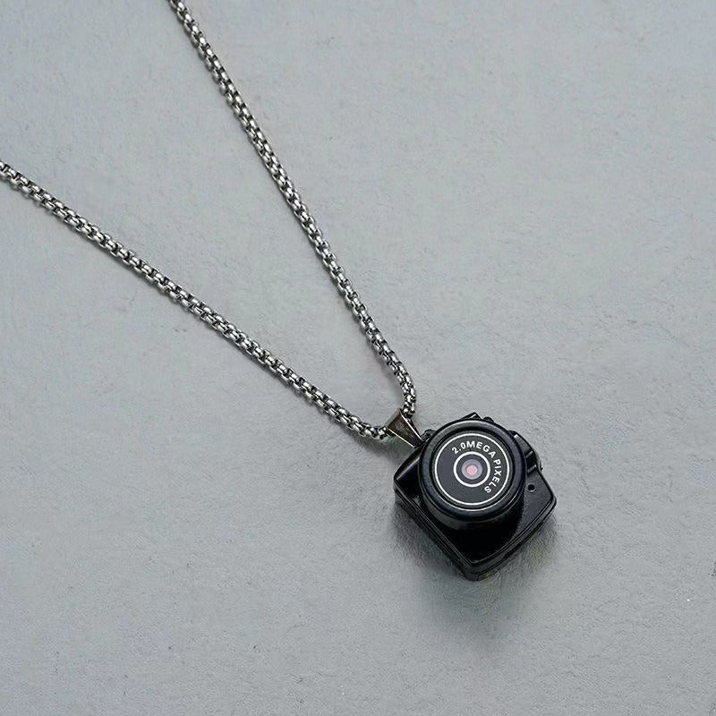 Compact HD CCD Necklace Camera for Students and Travelers