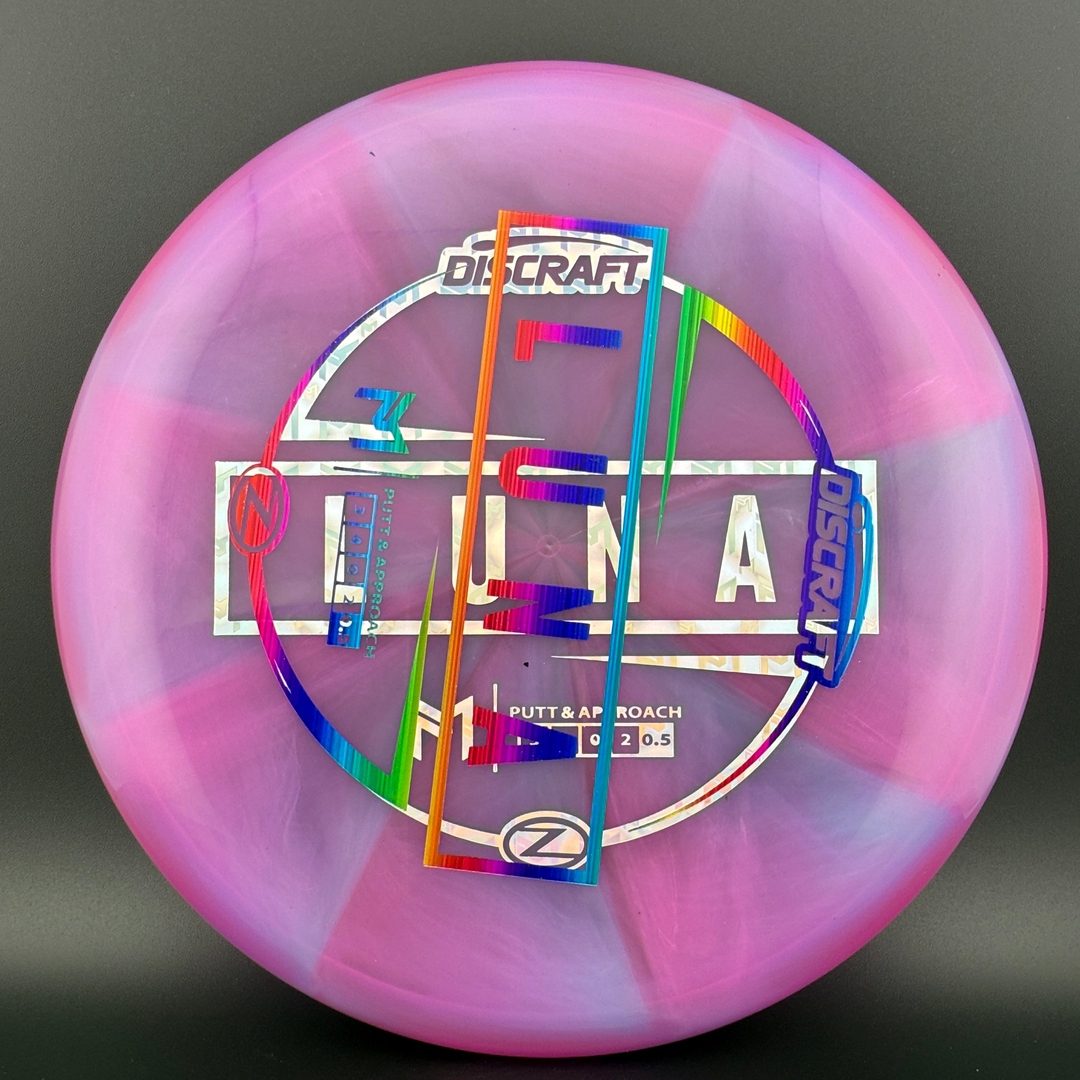 Z Swirl Luna - Stock Z Stamp - Misprint
