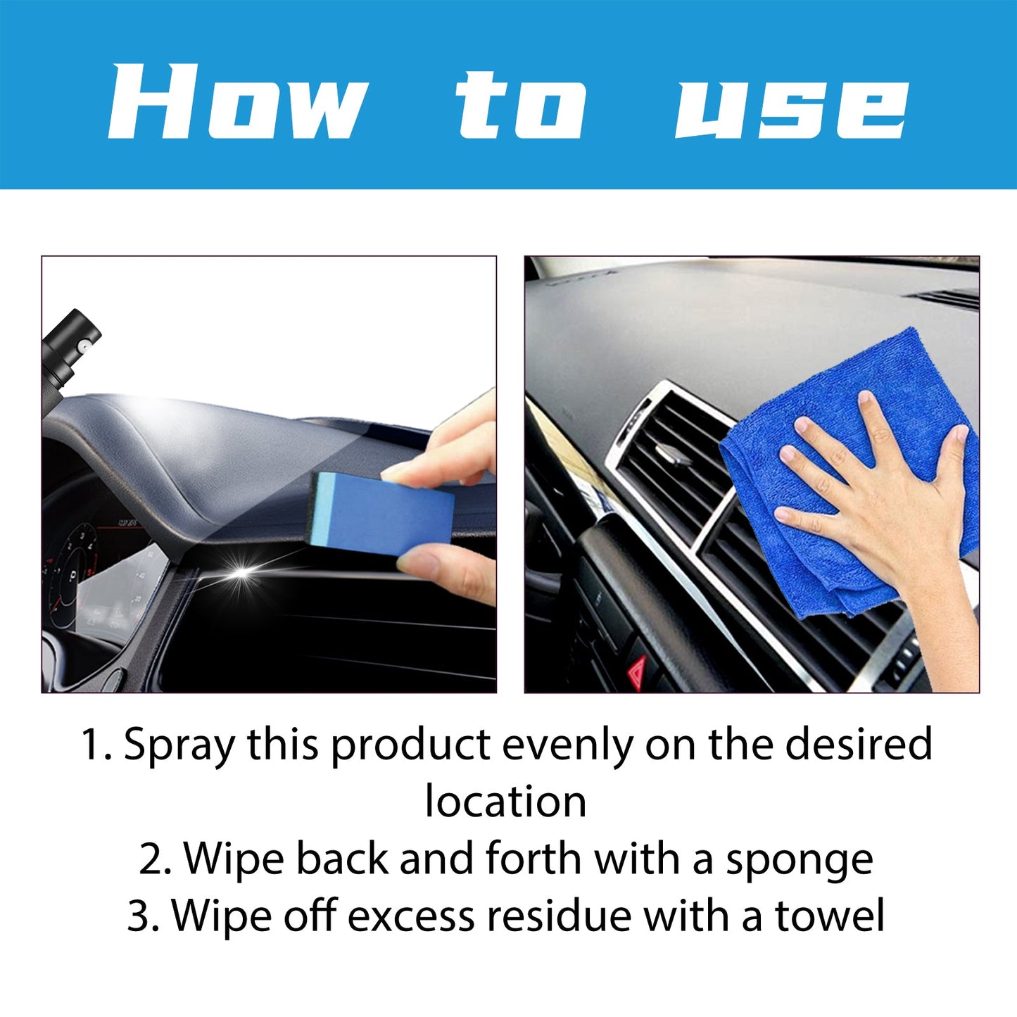 Premium Plastic Refurbishment Agent for Automotive Interiors