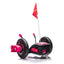 12V Kids Ride On Electric Toy,2WD,16'' exaggerated wheel,Dual handle control for 360 degree flexible steering and rotation - Korvel