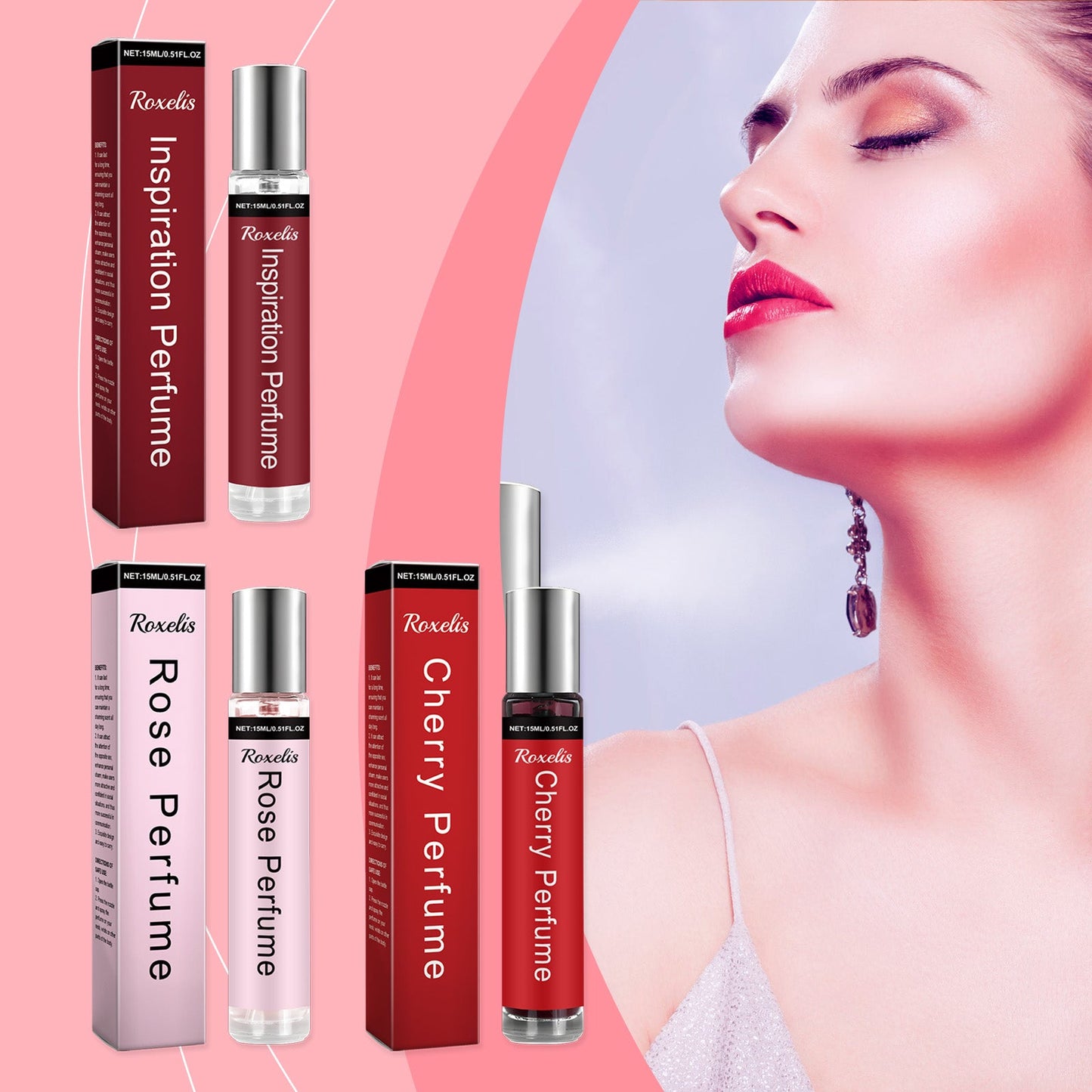 Inspiration Rouge Perfume Series Fresh Light Fragrance Flower Fruit Wood Charm Stay Fragrance Dating Atmosphere Perfume - Korvel