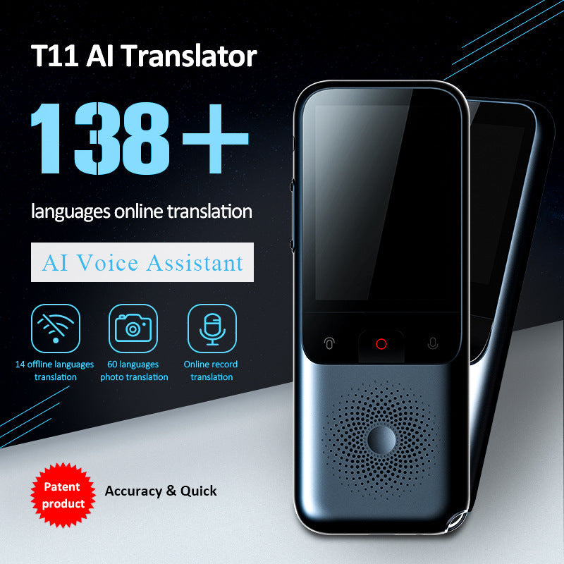 T11 Intelligent Voice Translator 14 Countries 138 Languages WIFI Camera Recording Intelligent Voice Translator - Korvel