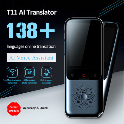 T11 Intelligent Voice Translator 14 Countries 138 Languages WIFI Camera Recording Intelligent Voice Translator - Korvel