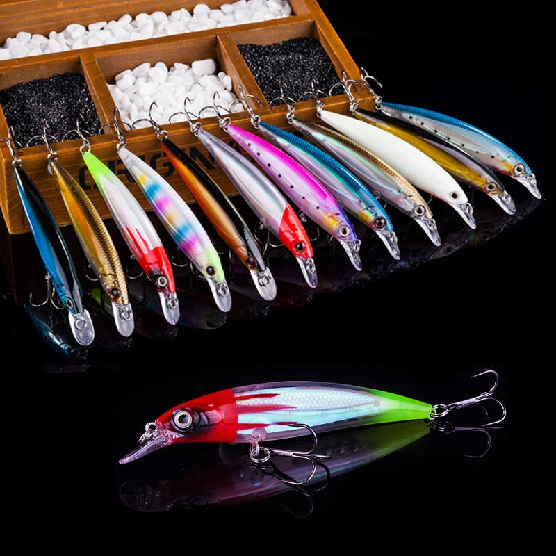 Fishing Wobblers Lure For Fishing Minnow 11cm 14g  All Goods For Fish Lures Artificial Bait Pencil Feeder Luminous Fishing - Korvel