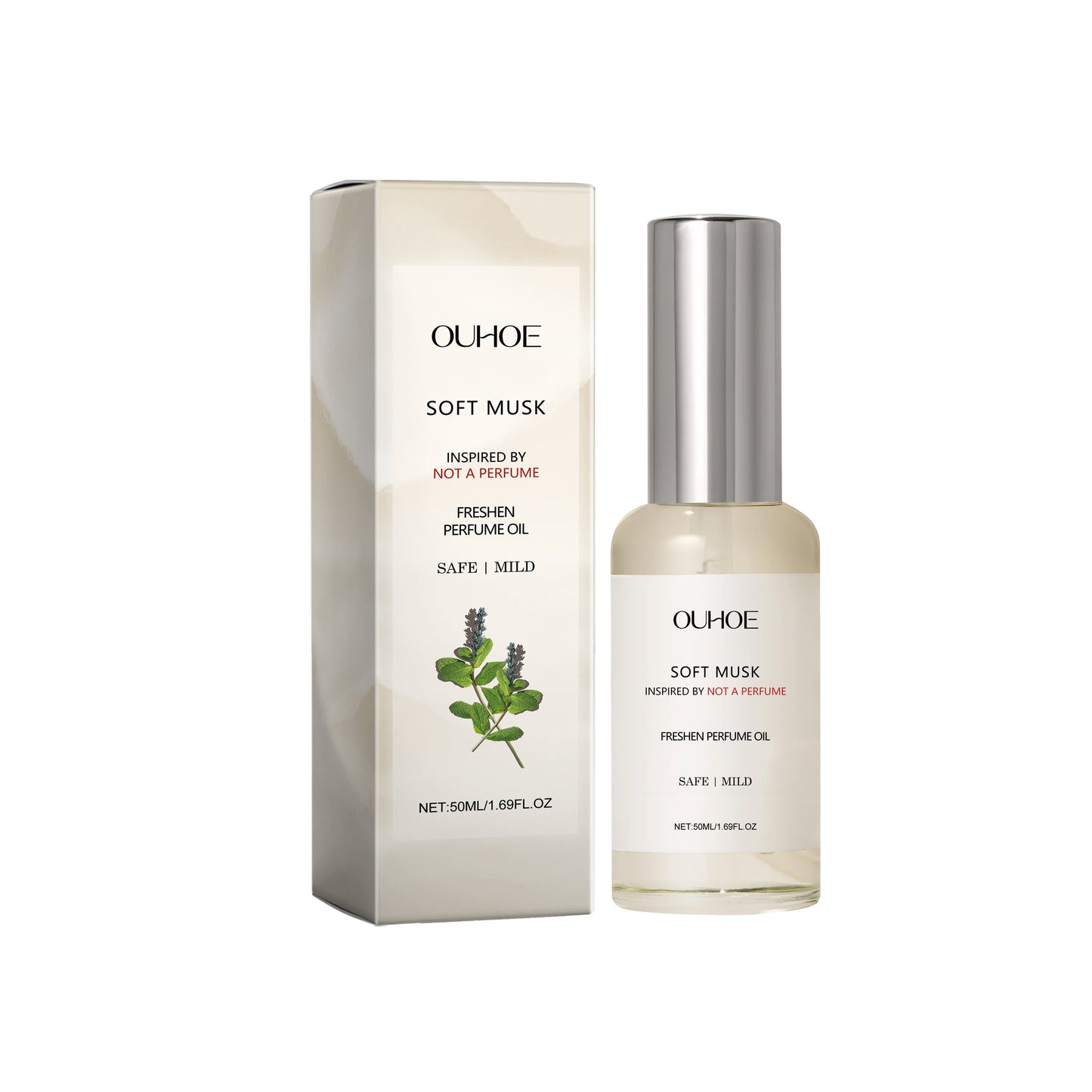 Huile de Parfum Portable Élégante - Fragrance Douce et Fraîche