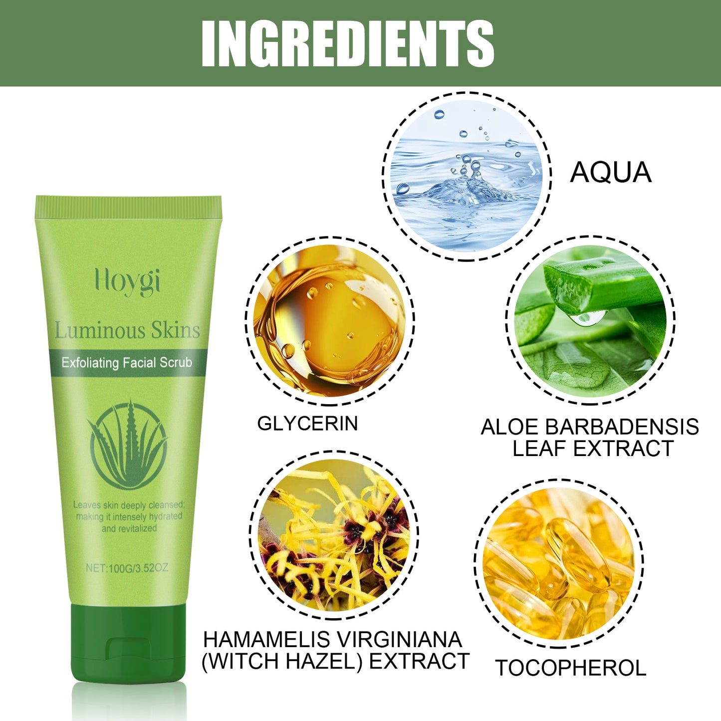 Exfoliante Facial Premium para una Piel Limpia y Refrescante