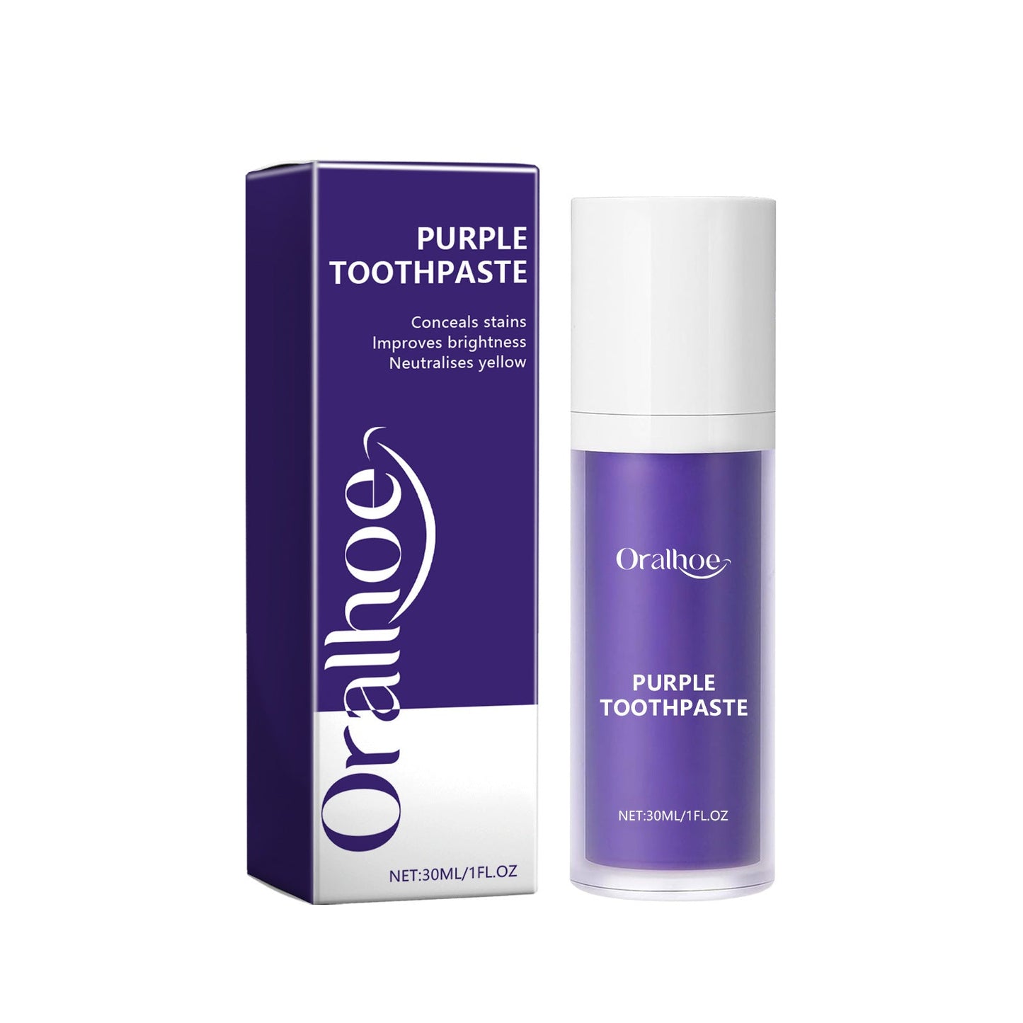 Purple Toothpaste for Fresh Breath and Deep Cleaning