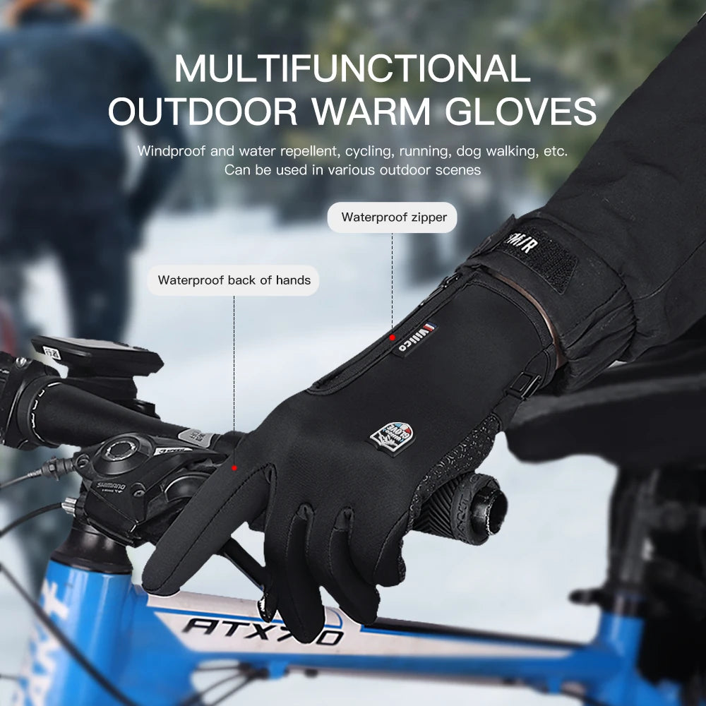 Guantes de Invierno Táctiles Premium para Deportes al Aire Libre