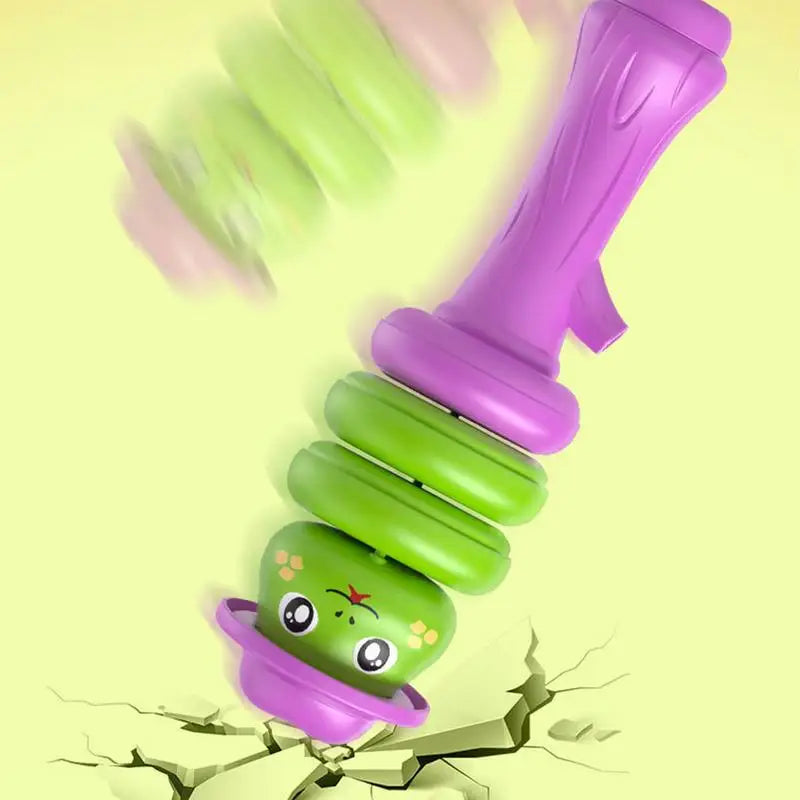 Cartoon Snake-Shaped Whistle Twisting Snake Rotating Duck Dragon Decompression Swinging Force Control Balance Toy - Korvel