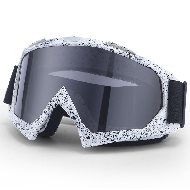 Outdoor Motorcycle Goggles Sheet Face Mask Outdoor Riding Windproof Dust Skiing Cross Country Helmet Goggles - Korvel