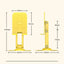 Rotating phone stand foldable desktop TV show lazy person tablet phone support stand - Korvel