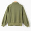 Half Snap Long Sleeve Sweatshirt
