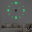 DIY Frameless Creative Wall Clock Wall Decal: A Silent and Stylish Addition for Home Decor, Ideal for Living Rooms and Offices - Korvel
