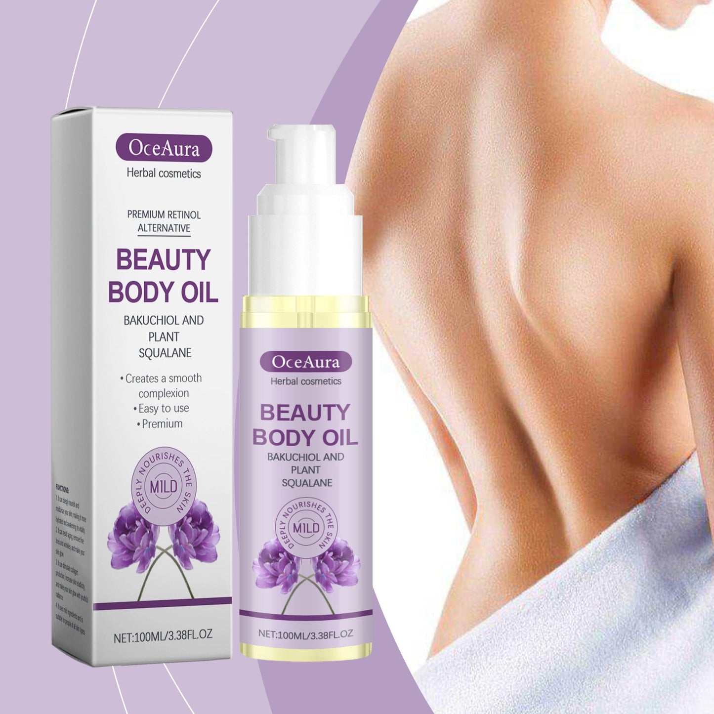 Premium Body Moisturizing Care Oil for Daily Hydration