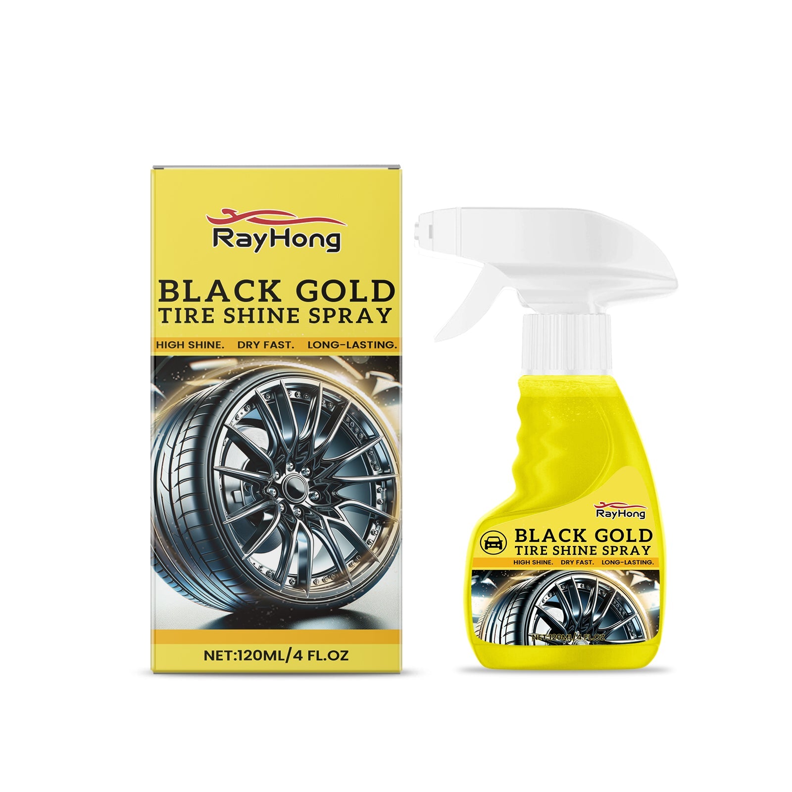 Car Wheel Shine Spray Car Wheel Clean Stain Polishing Coating Liquid Coating Agent - Korvel