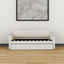 Twin Size Upholstery Daybed with Trundle and USB Charging Design Trundle can be flat or erected Beige - Korvel